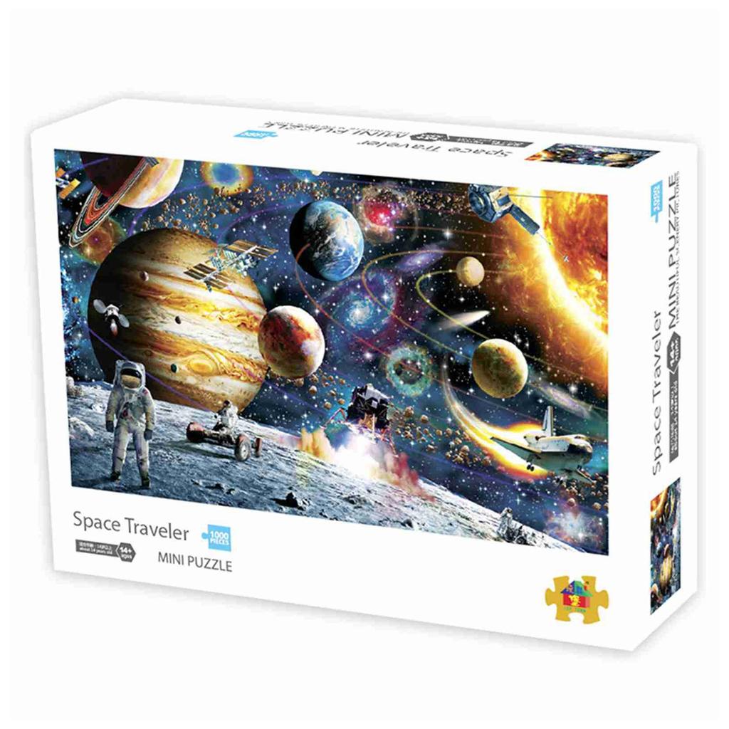 1 Set 1000 Pieces Adult High Difficulty Mini Jigsaw Puzzle Educational Stress Relief Toy Creative Gift