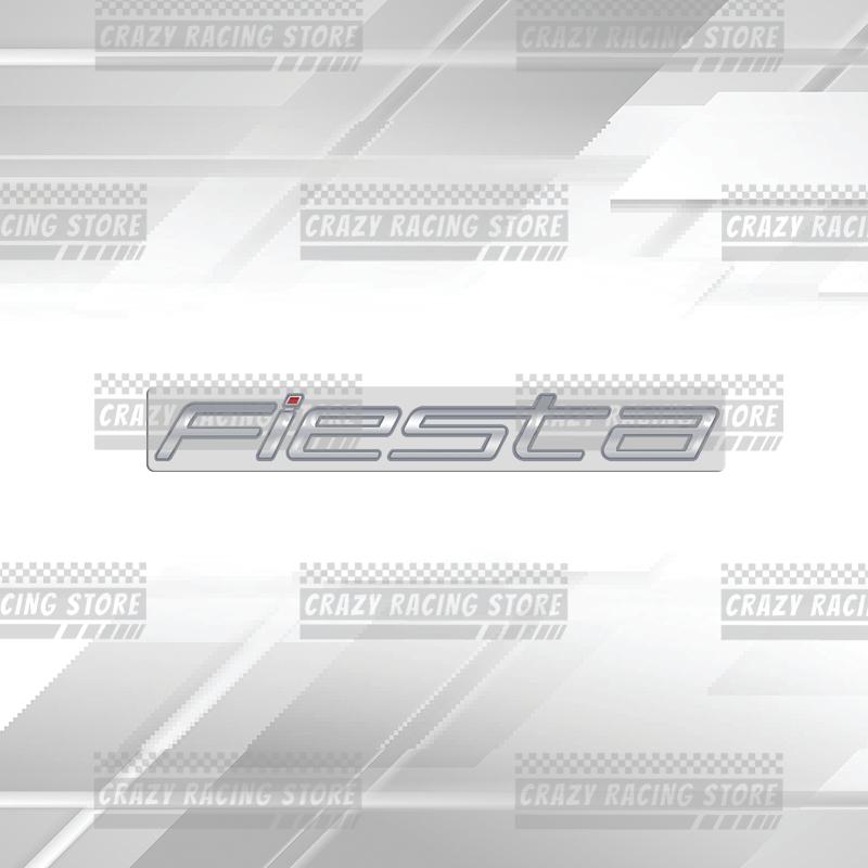 Car Badges For Ford Fiesta ST MK2 MK3 MK4 MK5 Rear Trunk Emblem Metal 3D Stickers Body Decals Lettering Decor Styling