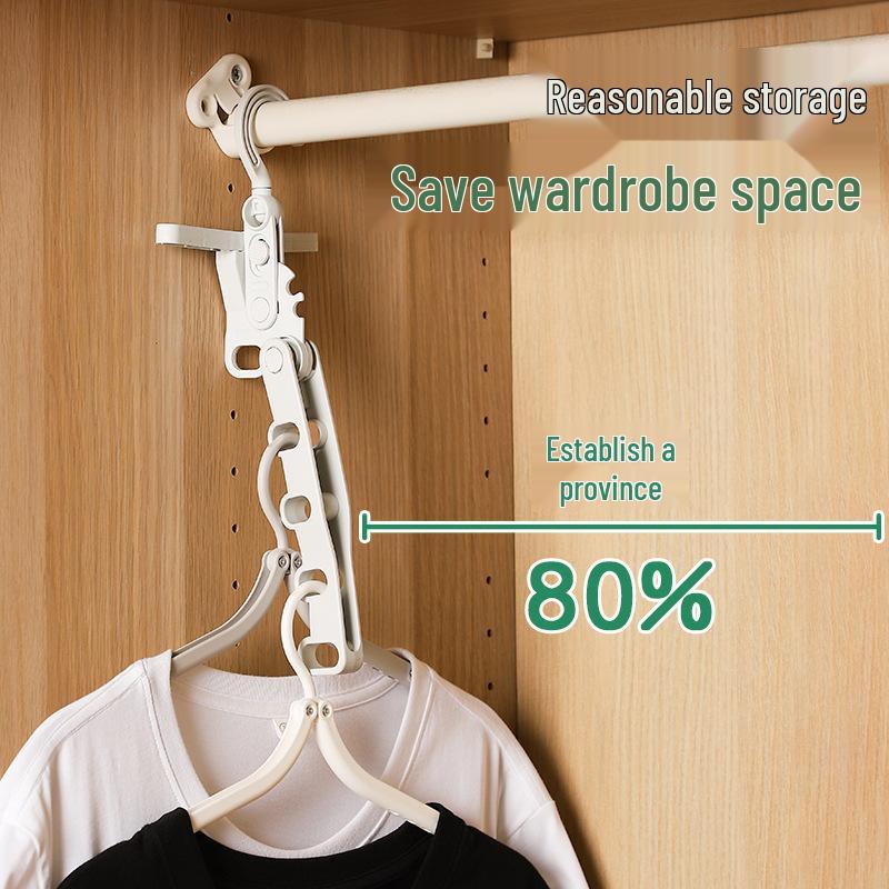 Portable Foldable Clothes Hanger for Travel, Home, Students, and Outdoor Use - Ideal for Drying Underwear and Socks