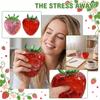 Strawberry Shape Strawberry Squeeze Toy TPR Strawberry Fidget Toy  Sensory Play