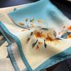 100% Silk Scarf Bandana Women Square Scarves Wrap Kerchief Mulberry Silk Spring Fashion Luxury High Quality Headband Hijab Shawl