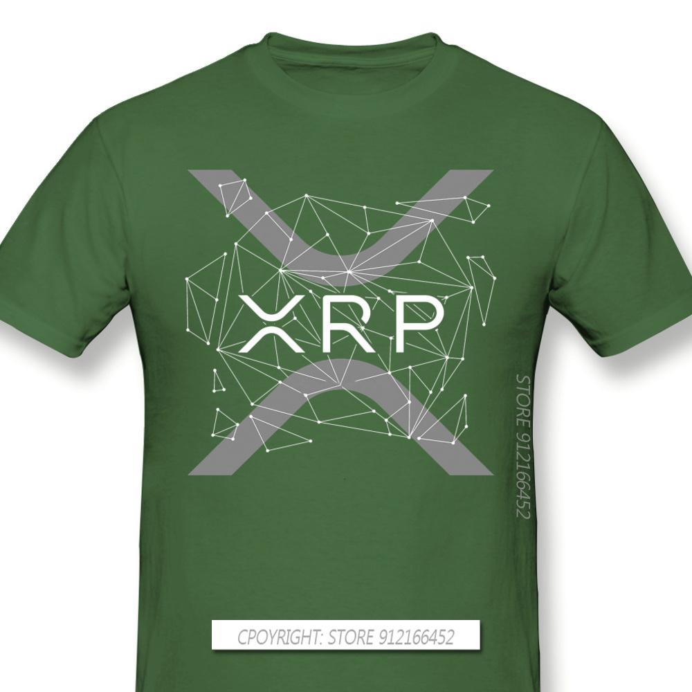 XRP Ripple Coin Cryptocurrency 2024 Popular New Arrival TShirt Ripple Crypto Oversize Cotton Shirt For Men T-Shirts For Adult