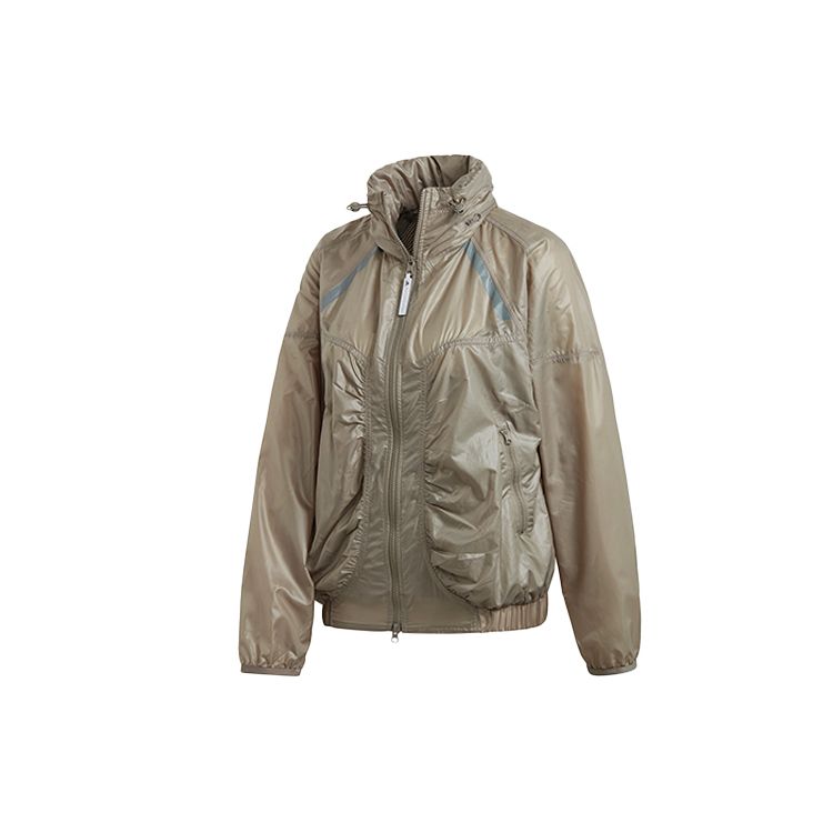 adidas by Stella McCartney Women s Windbreaker Jacket Beige Women FK9687 XXS