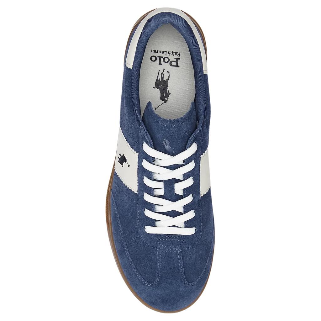 Polo Ralph Lauren Heritage Suede Round Toe Flat Low Top Sneakers Men sneakers Blue 100042961