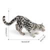 Schneeleoparden-Modell, realistische Schneeleoparden-Statue, Pantherfigur, Geschenkidee für Naturliebhaber und Sammler