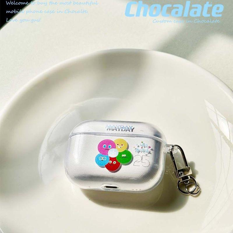 

May Days Five Fans 5525 Peripheral Headset Protective Cover Earphone Case Airpods4 \3\2\1 One Two Three Generation Pro Earphone Sleeves Airpodspro2 Apple AirPods Pro2 Shake design headphone set