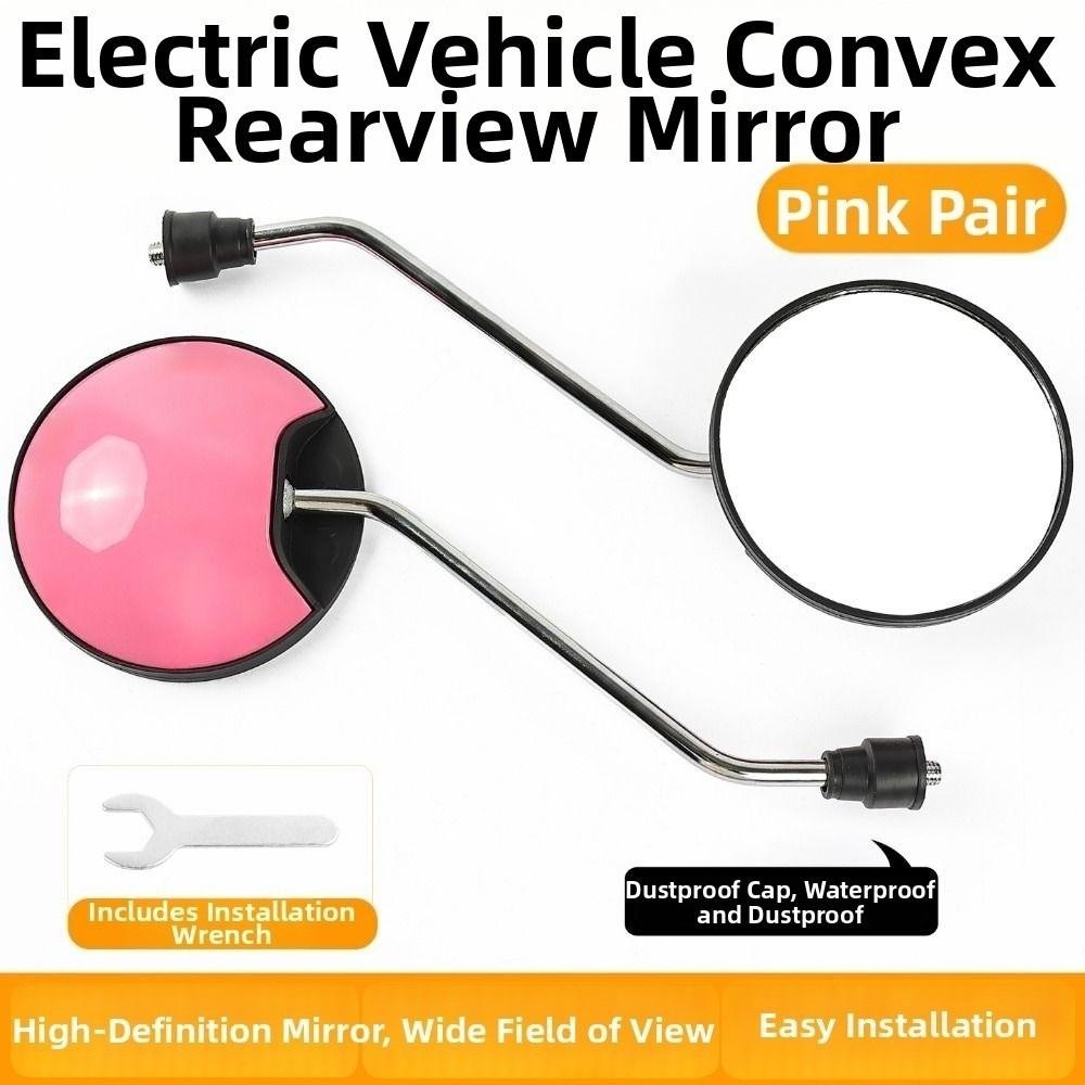 1Pair Universal Electric Scooter Rearview Mirror  for GY6 50cc 125cc 150cc Chinese ATV QUAD