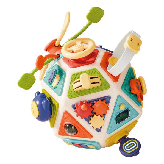 

Монтессори Игрушка для раннего развития Малыш Развивающая доска Куб Игрушки 22-в-1 Сенсорная игрушка Монтессори для мальчиков и девочек 1-3 лет разноцветный