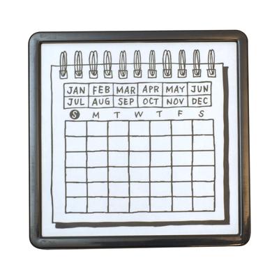 DESIGNPHIL MIDORI Kalender Design Stempel, Vorgefärbt, Einfaches Markierungswerkzeug für Planer