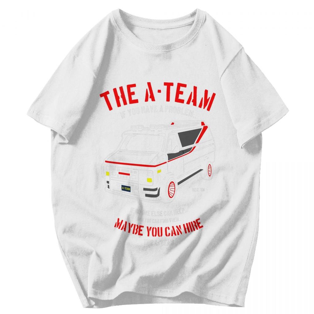 Men T Shirt Mashup TV 80s Hanniba The ATeam Unique Y2K Graphic Anime Unisex Clothing T Shirts