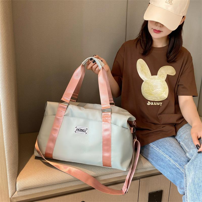 Portable fitness bag Women's wet and dry separation travel bag Lightweight men's large-capacity short-distance travel luggage storage bag