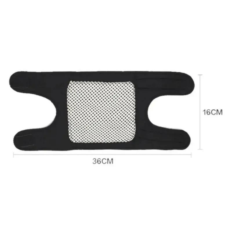 1 пара турмалиновых магнитных самонагревающихся наколенников для терапии, поддерживающий пояс, облегчение боли, похудение, инструменты для массажа рук