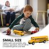Toyvian School Bus Toy Diecast Model Car School Bus Toy with Opening Doors for Everyday Play 132
