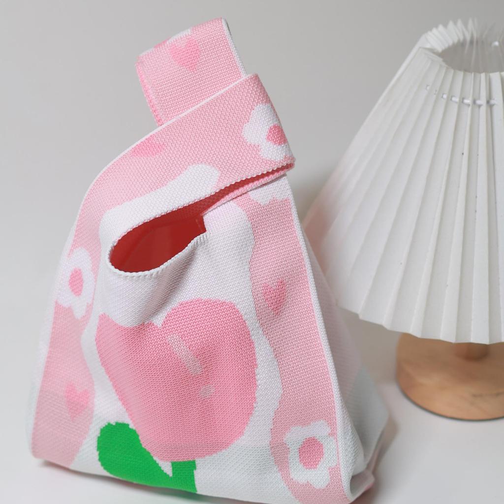 Adorable Baby Party Favor Knitted Gift Bag for Birthdays & Milestones
