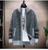 Fall and Winter Warm Sweater Coat Stand-up Cardigan Knitted Sweater Casual Knittwear Sweatercoats Male