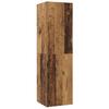 Wandmontiertes TV-Schrank 4 Stück Spanplatte aus recyceltem Holz