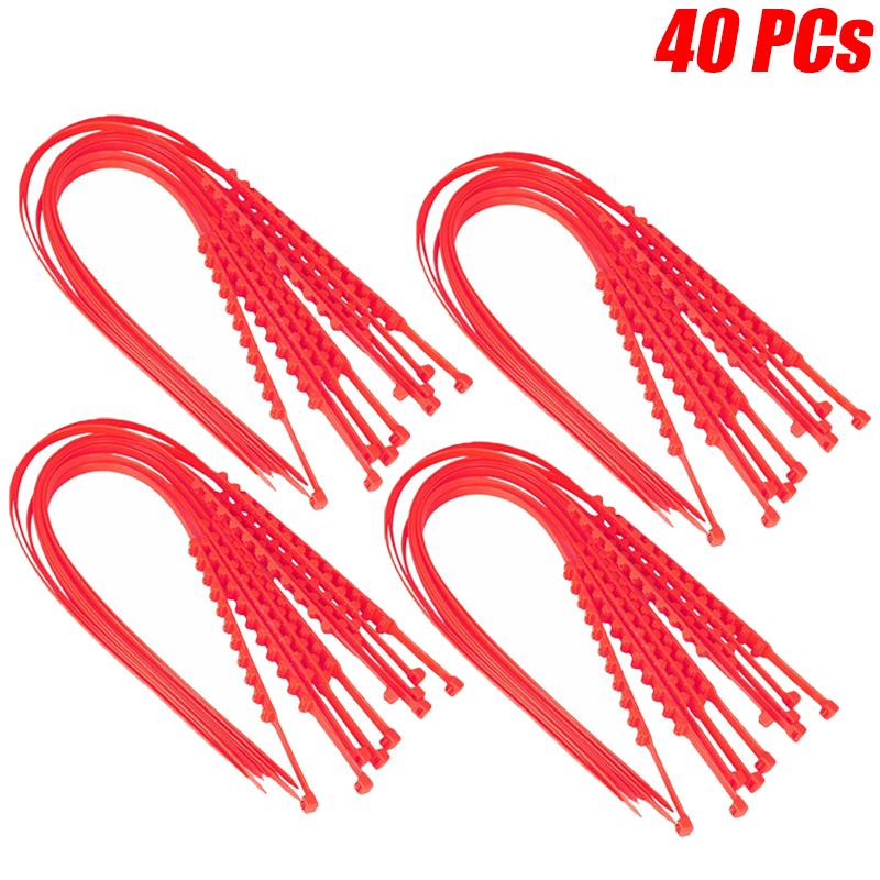 10/40PCs Winter Universal Car Tire Anti-Slip Snow Chains Anti-skid Motorcycle Car Tyre Wheel Tie Emergency Car Accessories