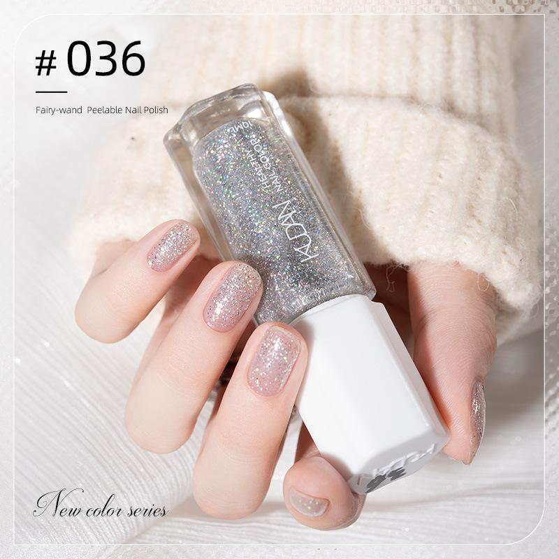 10ML Peel Off Water-Based Nail Polish – Quick Dry, No UV Lamp Needed, Breathable & Removable, Glossy Finish