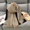 Winter Kaschmirschal Damen Luxus Herbstschal Pashmina Taschentuch Dame Pareo Weich Outdoor Unisex Winddicht Bufanda
