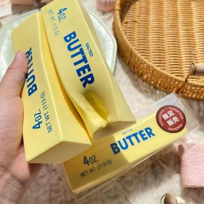 Butter Chocolate Stress Relieving Toy Soft Squeeze Strawberry Stick Food Toy Cheesecake Birthday Gifts Stress Relieving Gift