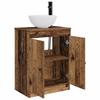 Bathroom Vanity with Washbasin Reclaimed Wood Look 54 x 35 x 83 cm