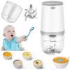 Mini-Mixer für Babys, Mini-Küchenmaschine, 300ml Baby-Mixer, Mini-Elektro-Zerkleinerer, Mini-Küchenmaschine mit USB-Ladung, Elektrischer Mixer für Ki