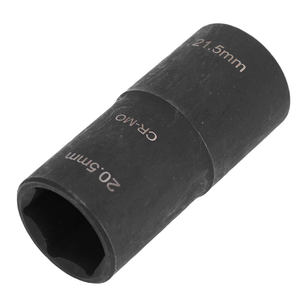 Lug Nut Flip Socket Double Ended Easy To Read 20.5x21.5mm Efficient 1 2in Drive Impact Socket For Removing Damaged Lug