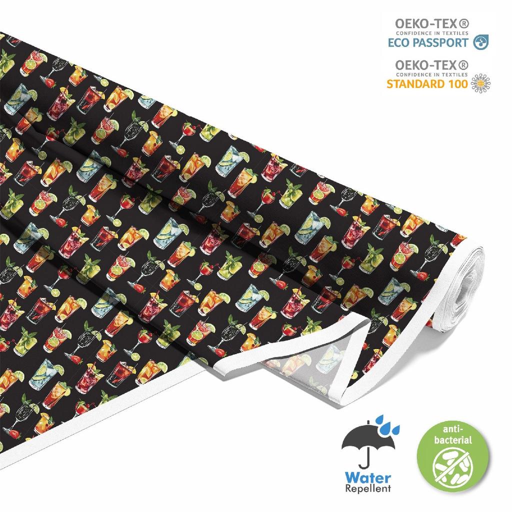 Outdoor Dekostoffe Oxford - Motiv Cocktail | Dx8699