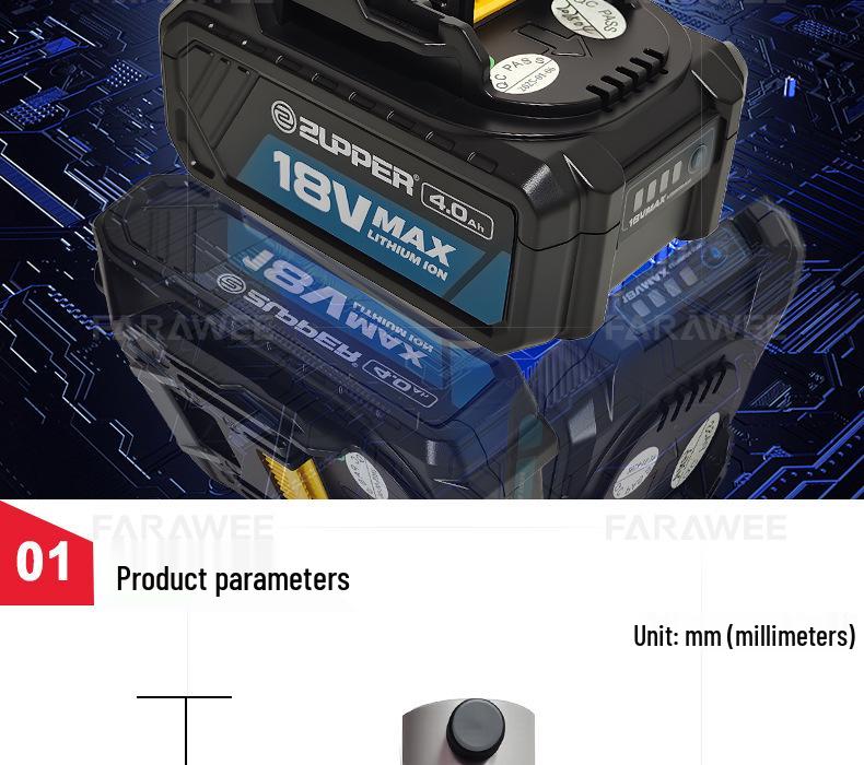 ZUPPER PZ-1550 Stainless Steel Cordless Electric Pipe Press Tool by Jūlì Tools