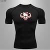 2026 T Shirts for Men Summer Short Sleeve Cartoon Printed Gym Workout Tees Athletic Quick Drying Undershirts Top Tight Fitting Sports