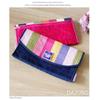 Colorful Silk Korean Quilted Long Wallet
