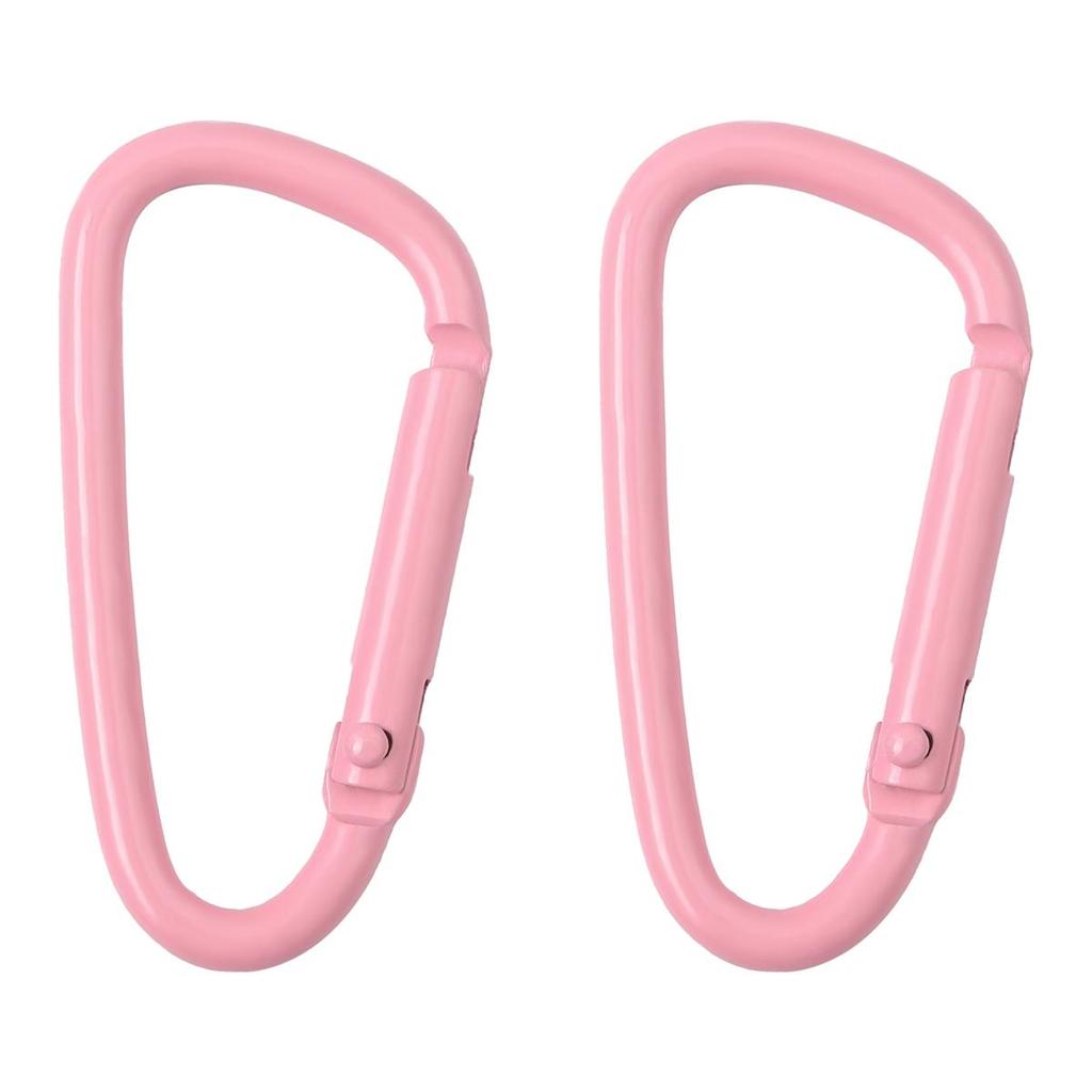 1-10 Stück Aluminium Sprühlackiert Ovalbahn Kletterverschluss Karabiner für Schlüssel Tasche Zubehör