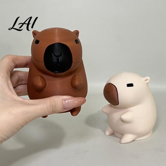 Universelle Anhängerkupplungskugelabdeckung 3D-gedruckte Capybara-Anhängerabdeckung Dekorative Anhänger Staubhaken-Schutzkappe 50mm Anhängerkupplungsschutz Wohnmobil LKW Zubehör