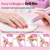 45000RPM Professional Electric Nail Drill Machine With LED Display Low Noise  Nail Sander For Home Manicure Salon Use