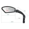Bicycle Rearview Mirror Wide Range Adjustable Angle Reflector Scooter Bicycle Rearview Mirror Bicycle Handlebar Mirror