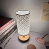 Simple Modern Night Lamp Bedside Wooden Dimming Lamp Warm Tricolor Bedroom Lamp