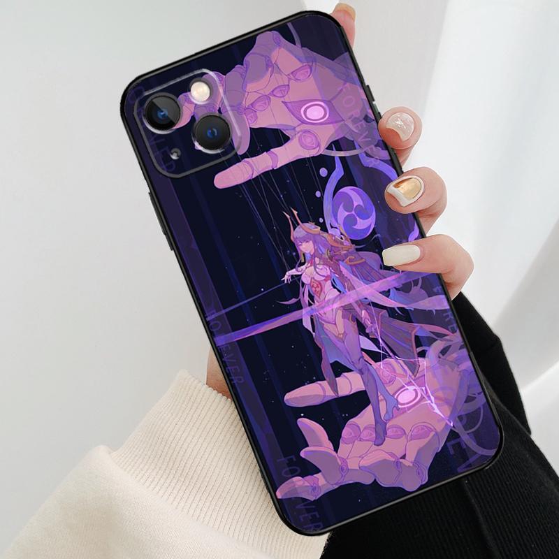 Baal Genshin Impact Game Phone Case For iPhone 17 Pro Max 16 15 14 11 12 13 Pro Max mini 15 16 Plus 16e 17 Air Cover
