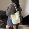 Trend Niche Design Child And Mother Bucket Bag Women'S Large-Capacity Solid Color Simple Casual Shoulder Bag