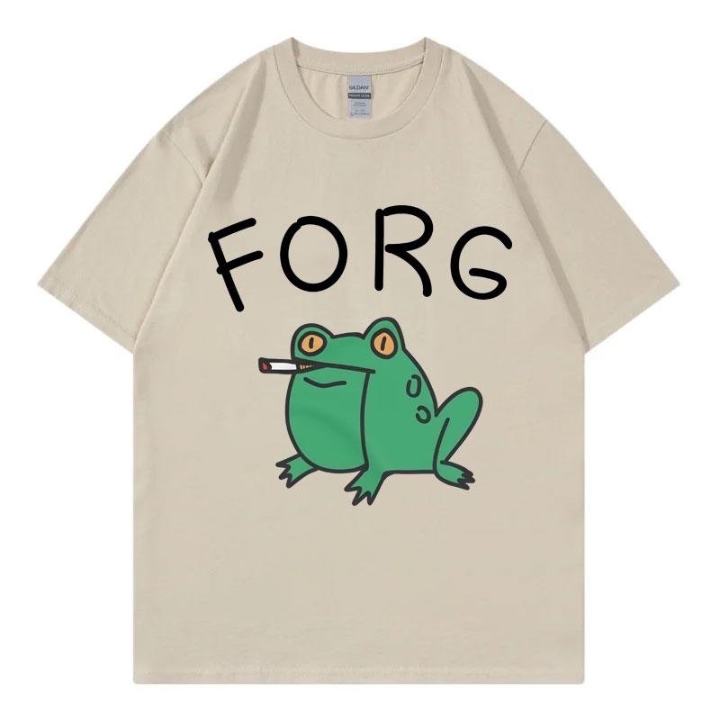 Funny Frog Meme Graphic T Shirts Men Women Clothing High Quality Fashion Short Sleeve Tshirt Summer Casual Loose Cotton T Shirt