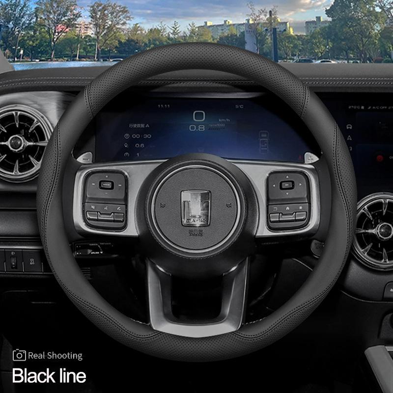 Car Steering Wheel Cover Wrap for Great Wall TANK 500 Hi4t 300 2026 2026 2026 Round Type Steering-Wheel