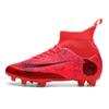Velké velikosti nové dospělé vysoké fotbalové boty pánské dlouhé kolíky AG dětské TF krátké kolíky prodyšné studentské tréninkové boty dámské