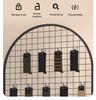 Iron Mesh Floor-Standing Display Rack with Jewelry Hooks
