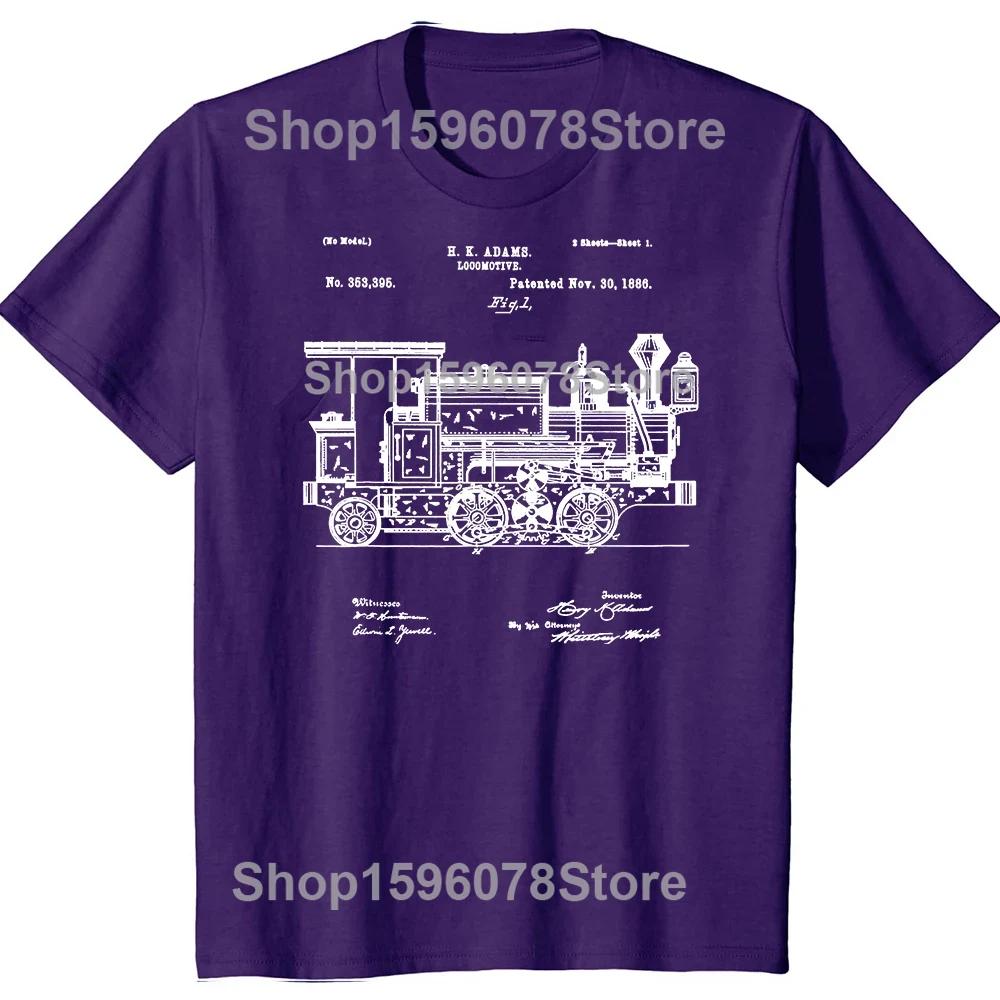 Funny I Love Trains T Shirts Tee Tops Round Neck Short-Sleeve Train Driver Retro Vintage Tshirt Clothing Casual Basic T-shirts