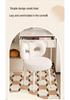 High-End Modern Minimalist Vanity Stool with Lambswool Backrest