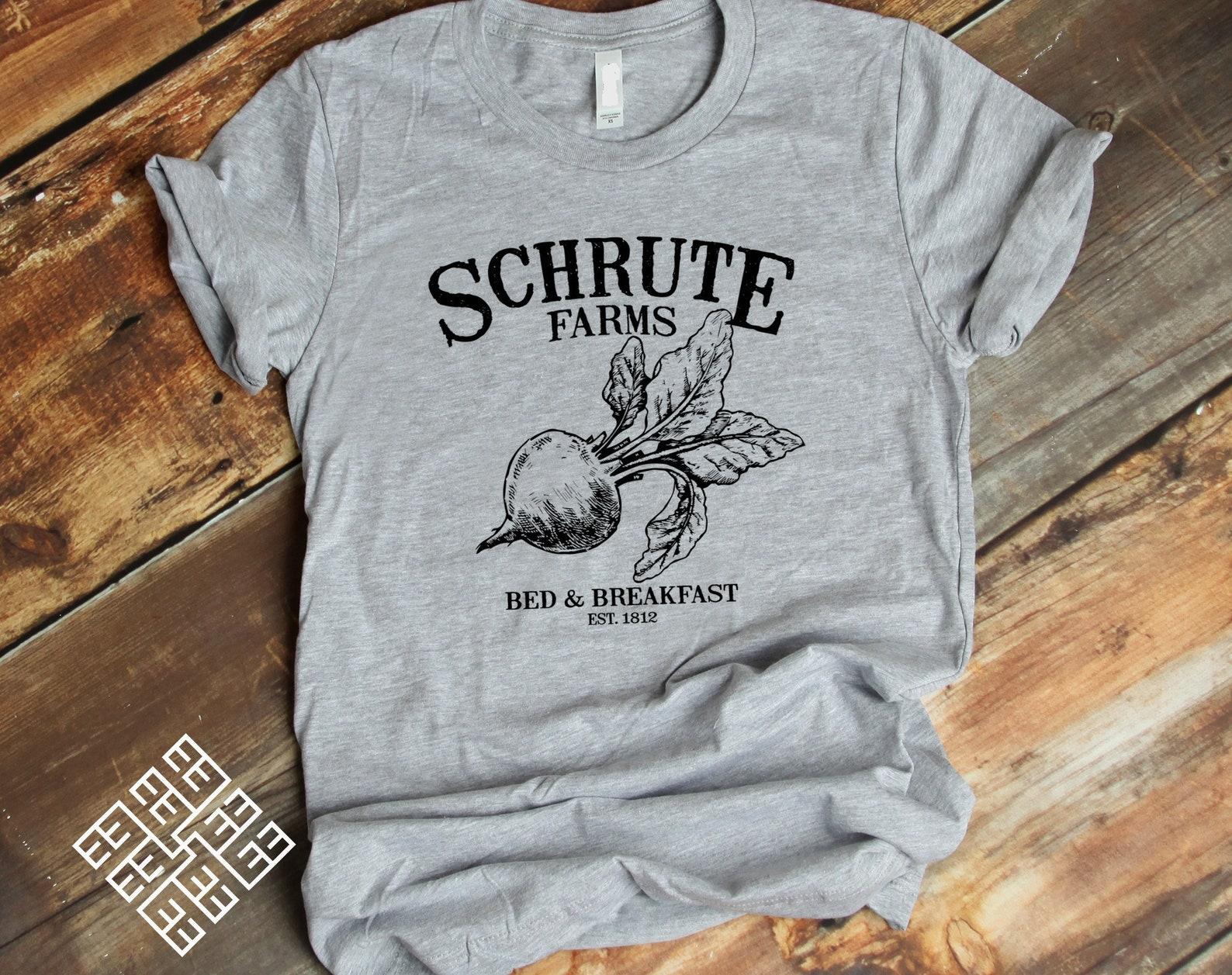 Schrute Farms Beets Bed And Breakfast Tee, Schrute Farms Shirt, Beet Farmer Tee, AgrotourisT shirt, The Office T shirt, Rancher T shirt S