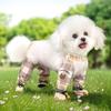 Reflective Stripe Dog Boot Leggings Waterproof Dust-proof Pants Adjustable Full Leg Protection Pet Strolling Going Out Clothes for All Seasons