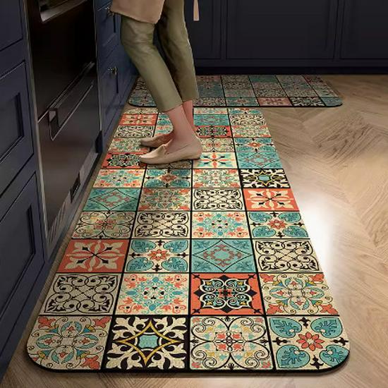 New Chinese Style Non-Slip Diatom Mud Tea Mat: Absorbent, Anti-Scalding Kitchen Drain and Insulation Pad