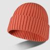 Thickened hat couple autumn and winter tide solid color knitted hat men's wool hat women's winter warm ear protection cold hat tide