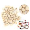 Round Bds Wooden Log Color Craft Bds for Jewelry Children Toys Making