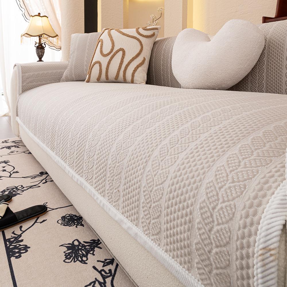 Cool Doudou Ice Silk Sofa Cushion Summer Mat Cushion New Non-Slip Summer Sofa Cover Cover Cool Cover